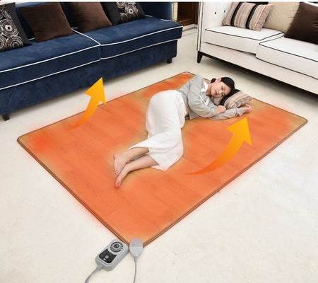 ODM Xf Frd Electric Flat Panel Heater , Washable Electric Heated Carpet 65Degree
