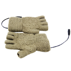 Kış USB elektrikli ısıtıcı eldivenler dışarıda sürüş ısıtıcı eldivenler