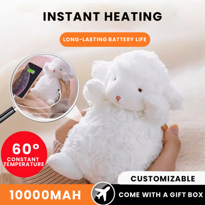 Elektrikli El Isıtıcısı Noel Bebek 10000mAh USB Şarj edilebilir Güç Kaynağı Isıtıcı Taşınabilir Yatak Odası RV Dış Bahçe Kullanımı