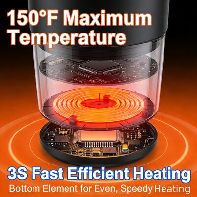 Taşınabilir Paslanmaz Çelik Led Dijital Sıcaklık Kontrollü Kendiliğinden Isınan Kahve Kupası Fabrika Tasarımı Akıllı Kahve Kupası