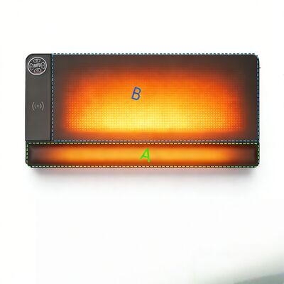 Üstü ısıtma koruması özelleştirmek Kablosuz şarj ve bilek dinlenmesi ile ısıtılan fare yastığı akıllı ısıtıcı fare yastığı