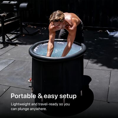 Ice Bath Cold Plunge Tub With Durable Acrylic Construction Energy Cooling And User Friendly Touch Interface For Physiotherapy