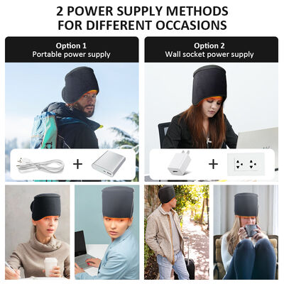 660nm saç büyüme şapkası LED kırmızı ışık tedavisi ve 270 LED kırmızı ışık ve lazer tedavisi şapkası