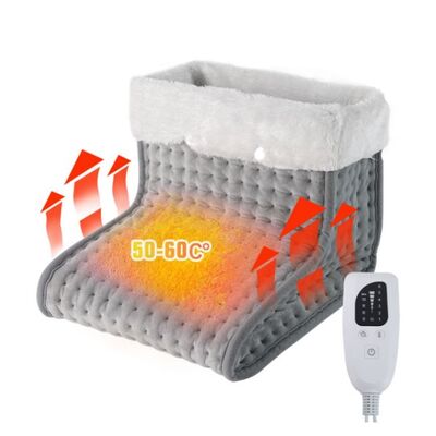 SHEERFOND Portatif Kış USB Pilli 220V Ekoloji dostu Polyester Düzenlenebilir Termostat Havalandırma Ayak Sıcaklığı