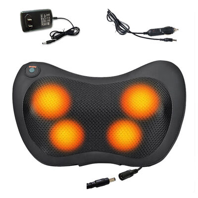 OEM ODM Custom Comfortable Electric Heating Massage Neck Pillow Ergonomic Orthopedic Cervic Contour Head Woven U-shape Airplane