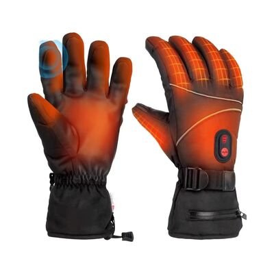 Bataryalı Elektrikli Isıtmalı Eldivenler Graphene Termal Isıtma Eldivenleri 40-65℃ Ayarlanabilir Rüzgar Geçirmez Su Geçirmez Isıtmalı El Isıtıcıları Unisex Kış Eldivenleri Kayak Bisiklet Motosiklet Outdoor Sporları İçin