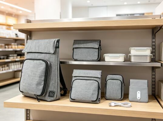 Polyester Fiber USB Isıtma Öğle Yemeği Çantası, Su geçirmez Sızıntıya Karşı Gıda Isıtıcısı, Çıkarılabilir Yıkanan Isıtma Birimi,50-59°C,3-Seviye Sıcaklık Düzenlemesi Hareket Etmeden Yemek Isıtması için