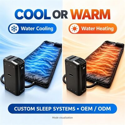Water Cooled and Heated Sleeping Bag, Dual Mode Water Cooling and Heating Sleep System with Control Unit and Corrugated Hose, Custom Design Color Logo and Packaging, OEM ODM