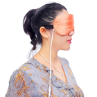 İpek Malzeme Elektrikli Isıtmalı Göz Maskesi Uyku ODM OEM için USB 5V Giriş Gücü