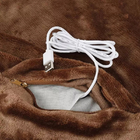 Giyilebilir Elektrikli Isıtmalı Giysiler Şal USB Şarj 50 derece Peluş Malzeme ODM