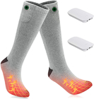 45 derece Elektrikli Ayak Isıtıcı Çorap Grafen Film Malzemesi 3 Seviye Kontrolü
