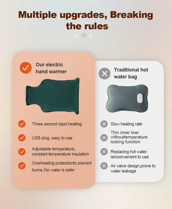 Konforlu El Isıtıcısı veya Geniş Isıtma Yastığı Değişilebilir Tasarımımızla Seçiniz