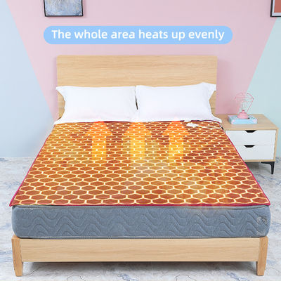 Makine yıkanabilir elektrikli ısıtılan battaniye, güvenli ve konforlu olmak için çoklu sıcaklık ayarları ve güvenlik özellikleri