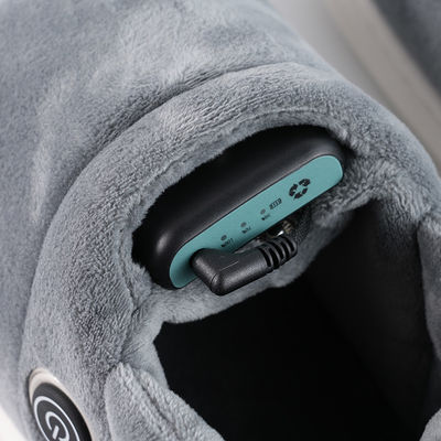 Gri USB elektrikli ayak ısıtıcısı 110V ayarlanabilir sıcaklık ayarları maksimum konfor için özelleştirilmiş ısı sağlar