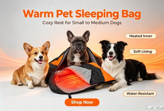 Suya dayanıklı ve çizik geçirmez ısıtmalı köpek yatak çantası, 3 seviye ayarlanabilir sıcaklık dayanıklı poliester evcil hayvanlar için birçok köpek ırkı için yatak çantası, Kış kar rüzgarı için boş pamuklu yerleştirme
